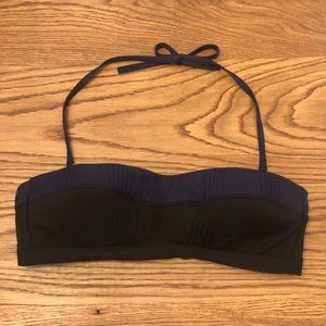 Athleta Swim - Athleta Navy and Black Bandeau Bikini Top Athleta Swim - Athleta Navy and Black Bandeau Bikini Top